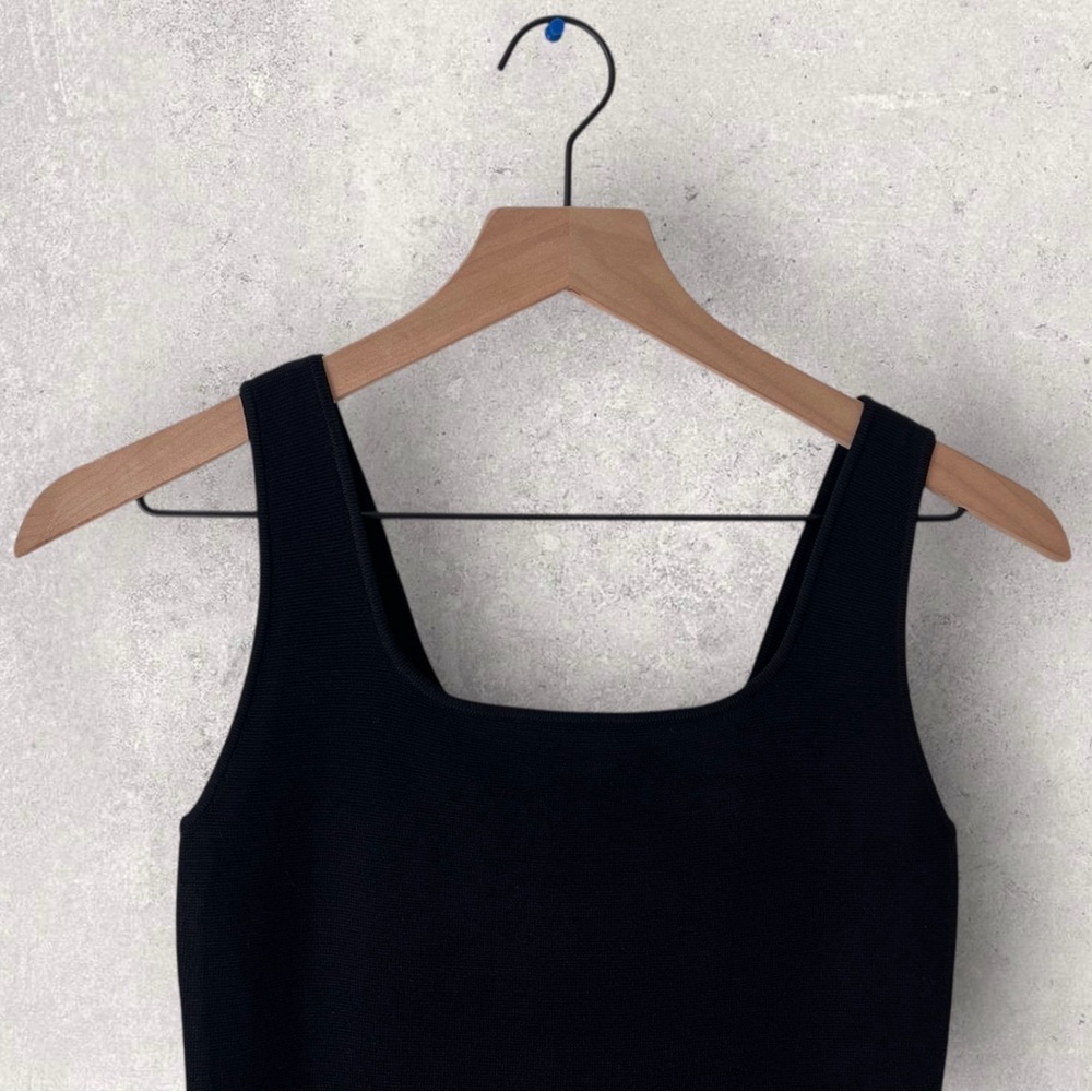 House of Harlow 1960 Black Bodycon Scoop Neck Midi Dress Size XS - Picture 2 of 10